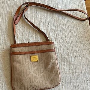 Polo Ralph Lauren crossbody purse brown tan